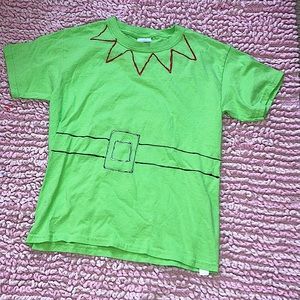 Green handmade elf short sleeve Gildean Sz S